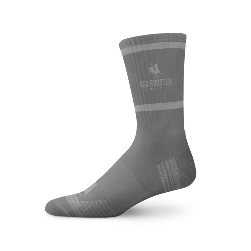 Performance Socks - Long The Scots Silver Canada - Red Rooster Golf Inc.