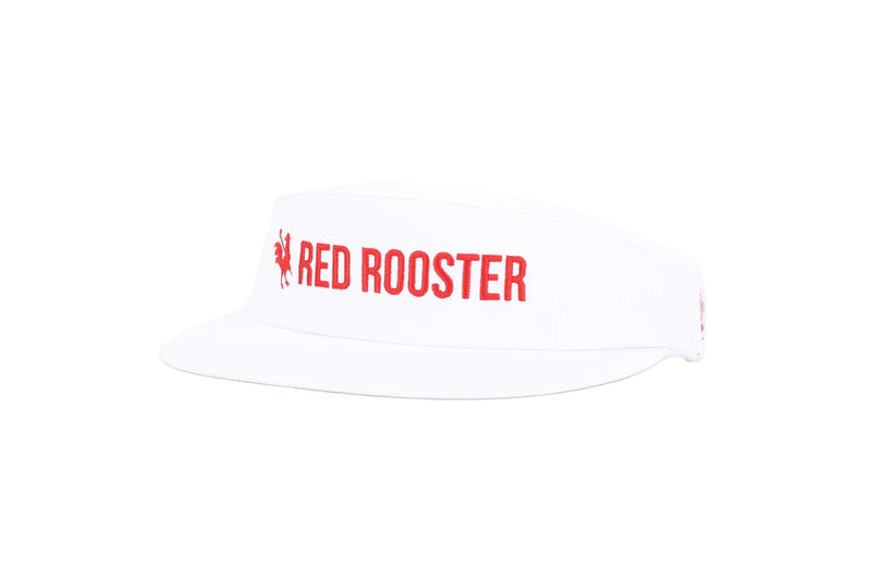 Visor - High Crown White Canada - Red Rooster Golf Inc.