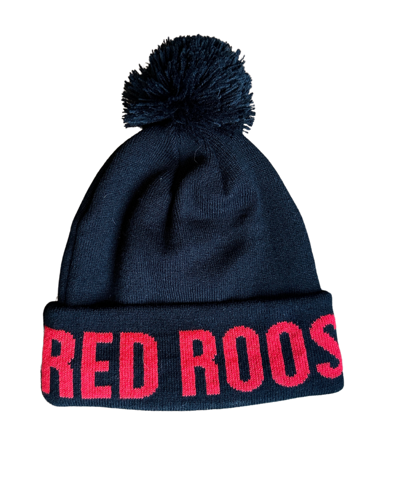 Winter Toque Black Red Canada - Red Rooster Golf Inc.