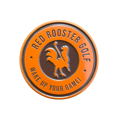 The Clutch - Ball Markers Orange (The Burnt) Red Rooster Golf Inc.