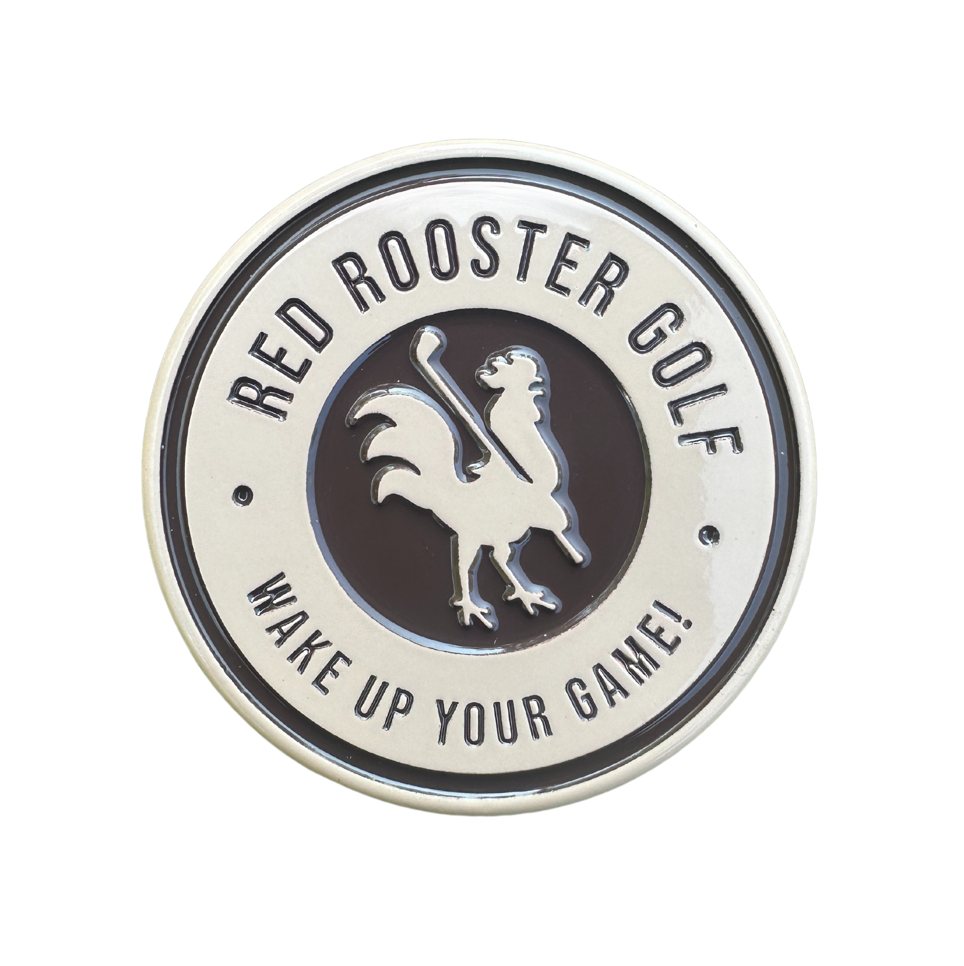 The Clutch - Ball Markers Beige (The Tawny) Red Rooster Golf Inc.