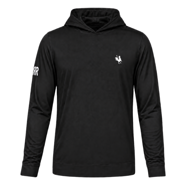 The Coop - Unisex Performance Hoodie Black: The Cypress Canada - Red Rooster Golf Inc.