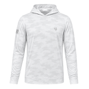 The Coop - Unisex Performance Hoodie White Camo: The Dunes Canada - Red Rooster Golf Inc.