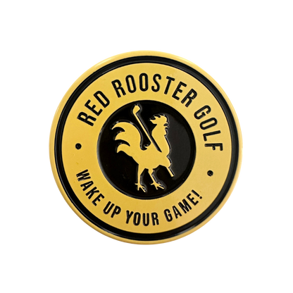 The Clutch - Ball Markers Yellow (The Canary) Red Rooster Golf Inc.