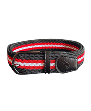 Braided Belt Black Red Canada - Red Rooster Golf Inc.