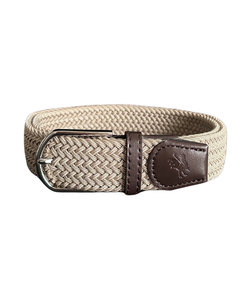 Braided Belt Beige Canada - Red Rooster Golf Inc.
