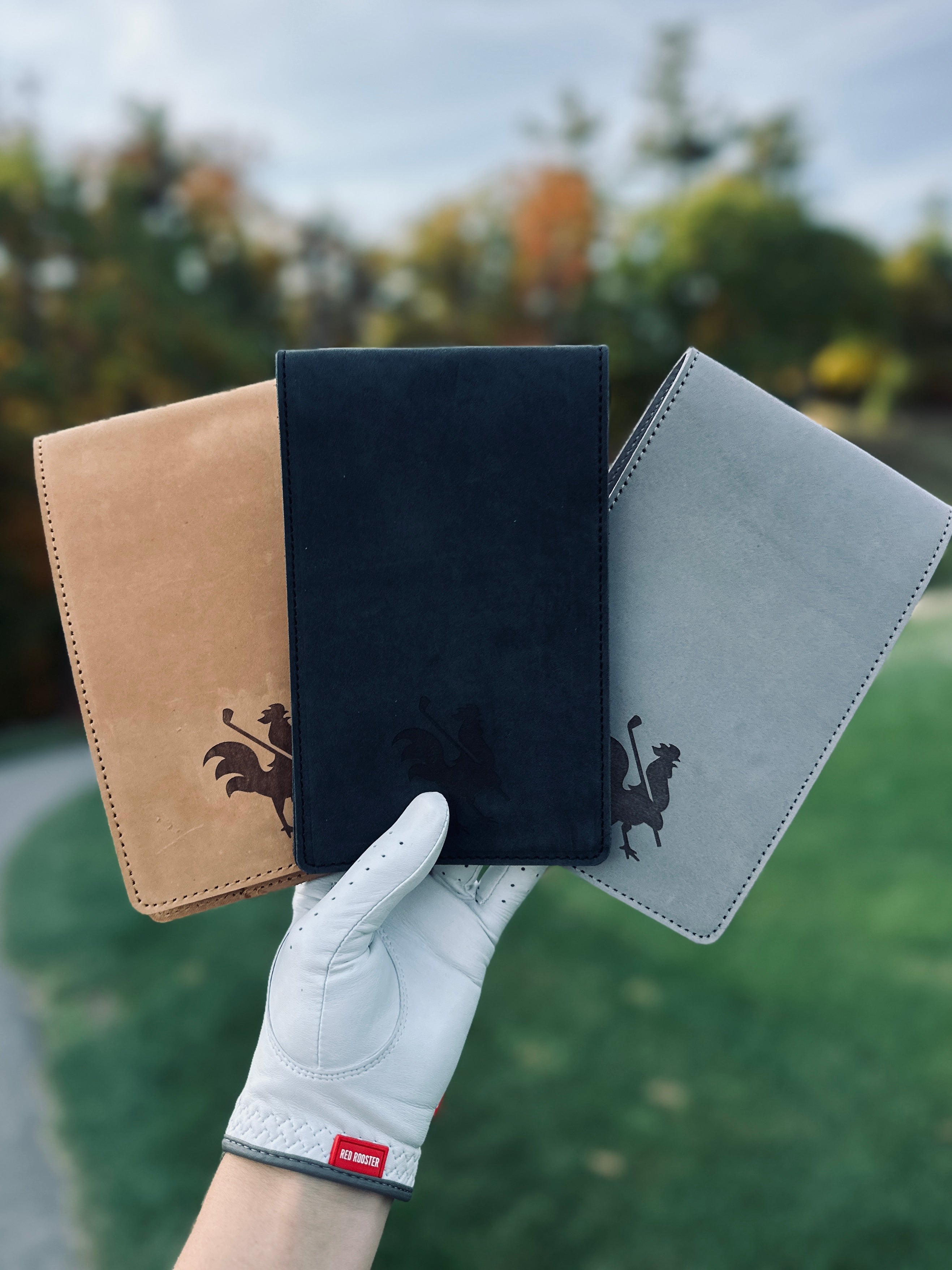 Leather Scorecard Holder Canada - Red Rooster Golf Inc.