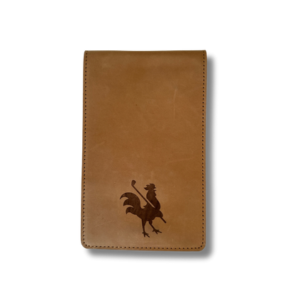 Leather Scorecard Holder Brown Canada - Red Rooster Golf Inc.