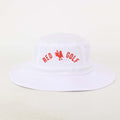 Bucket Hat White - Red Golf Canada - Red Rooster Golf Inc.