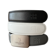 Leather Belt - 3 pack Black Grey White Canada - Red Rooster Golf Inc.