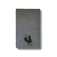 Leather Scorecard Holder Grey Canada - Red Rooster Golf Inc.